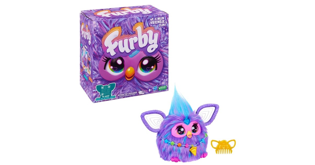 HasbroFurby Paars Pluchenspeelgoed