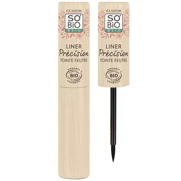 Delineador Líquido Orgânico de Precisão So'Bio Étic nº 01 Preto 3ml