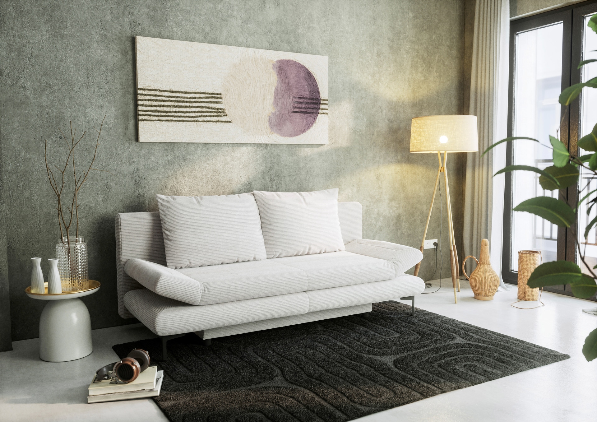 Schlafsofa TORRES beige