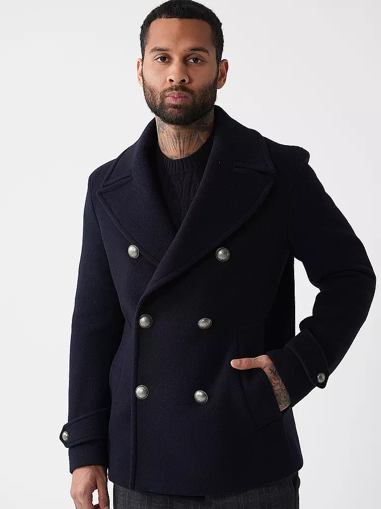 WINDSOR Wollmantel  dunkelblau