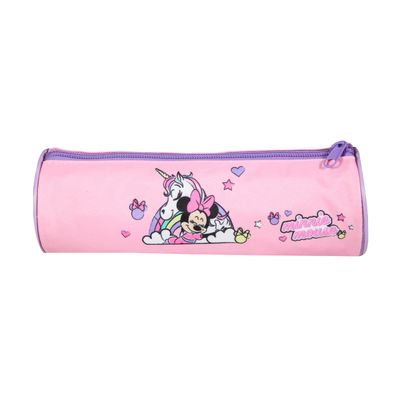 Trousse ronde Minnie - 1 compartiment - rose - Bagtrotter