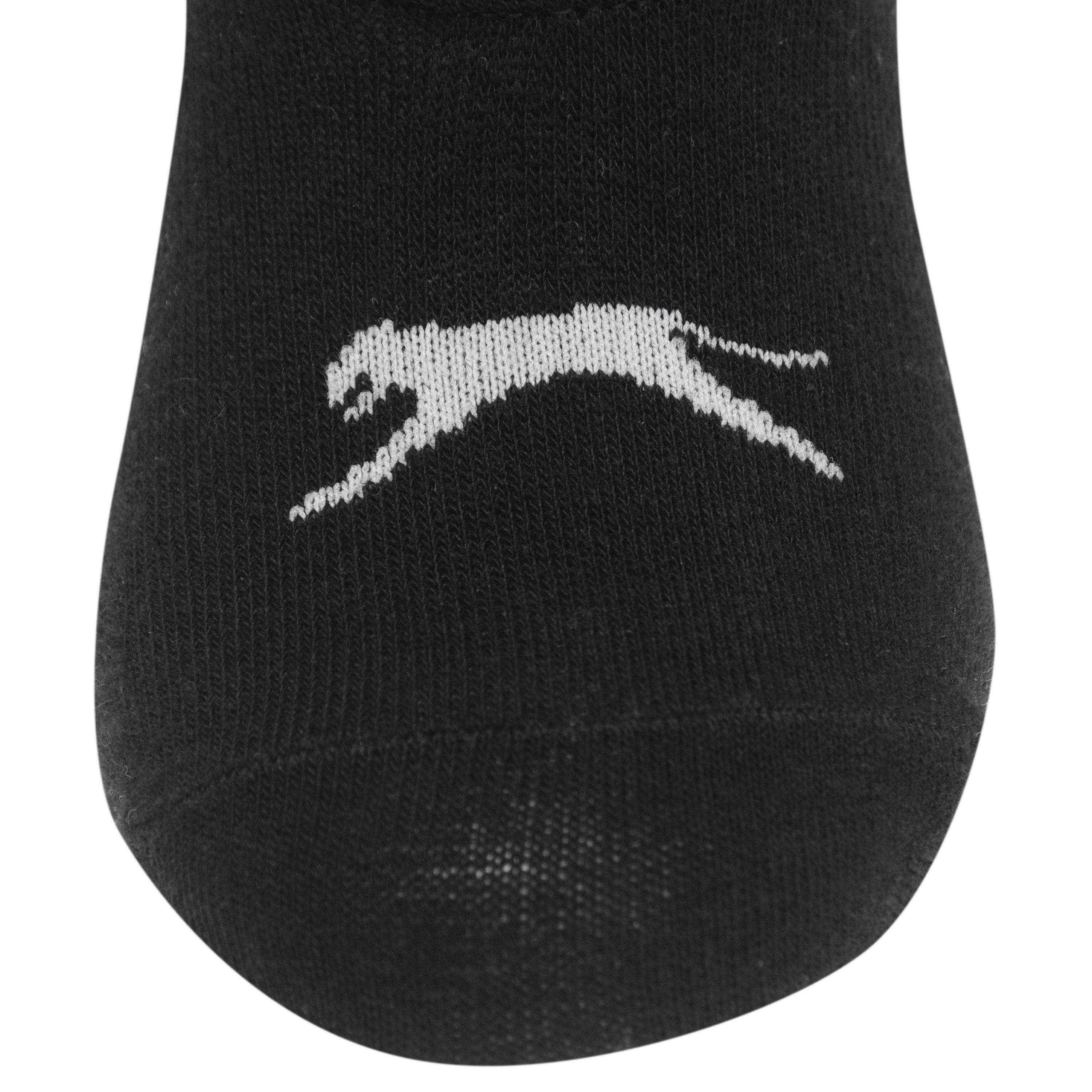 Slazenger Invisible 5 Pack Trainer Socks Mens