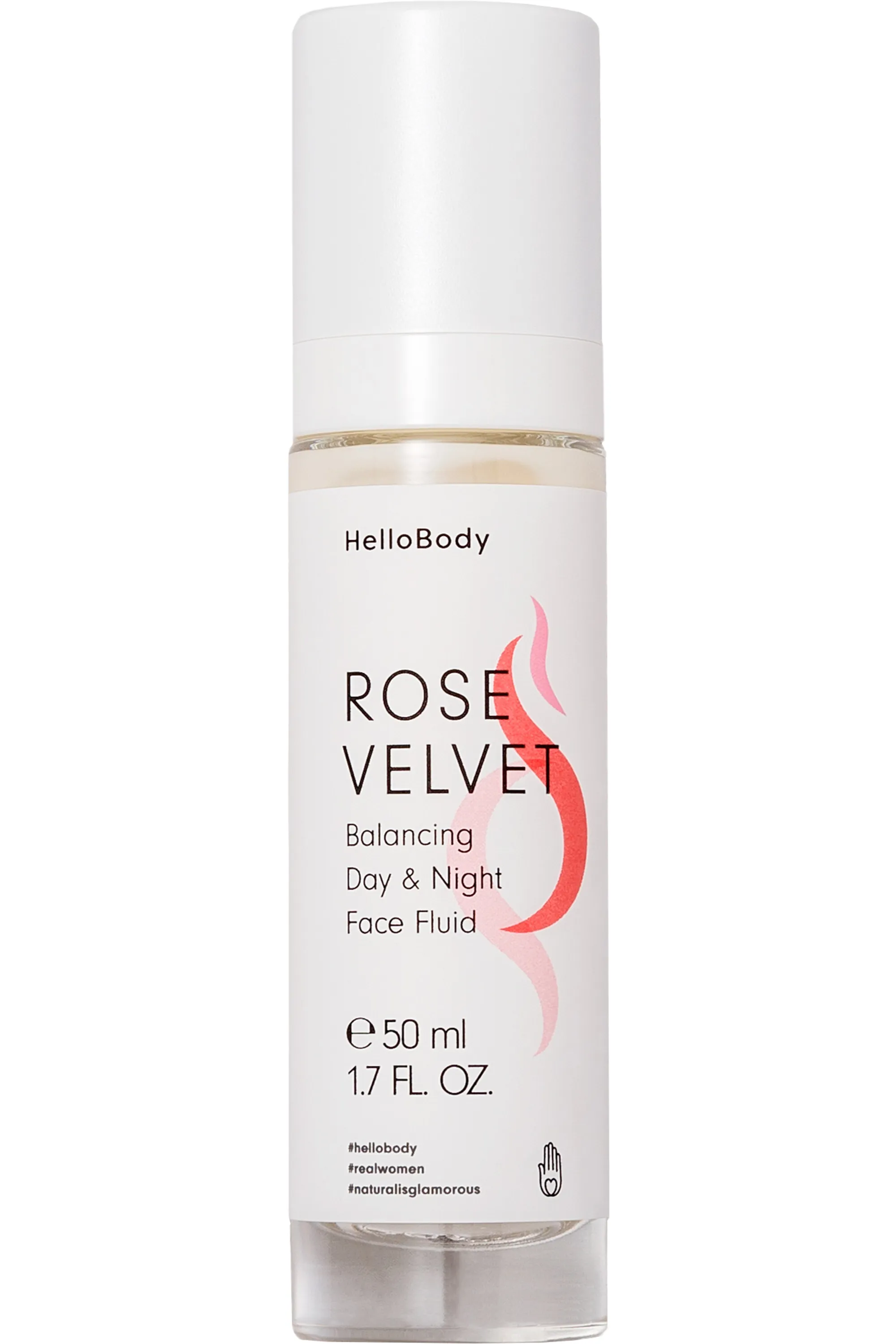 HelloBody Fluide visage hydratant Rose Velvet-50 ml