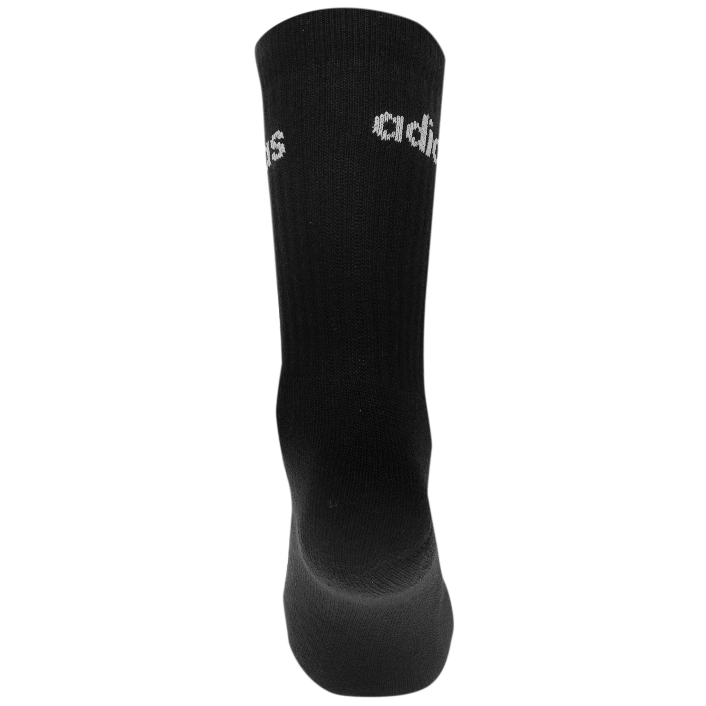adidas Half-Cushioned Crew 3 Pack Socks