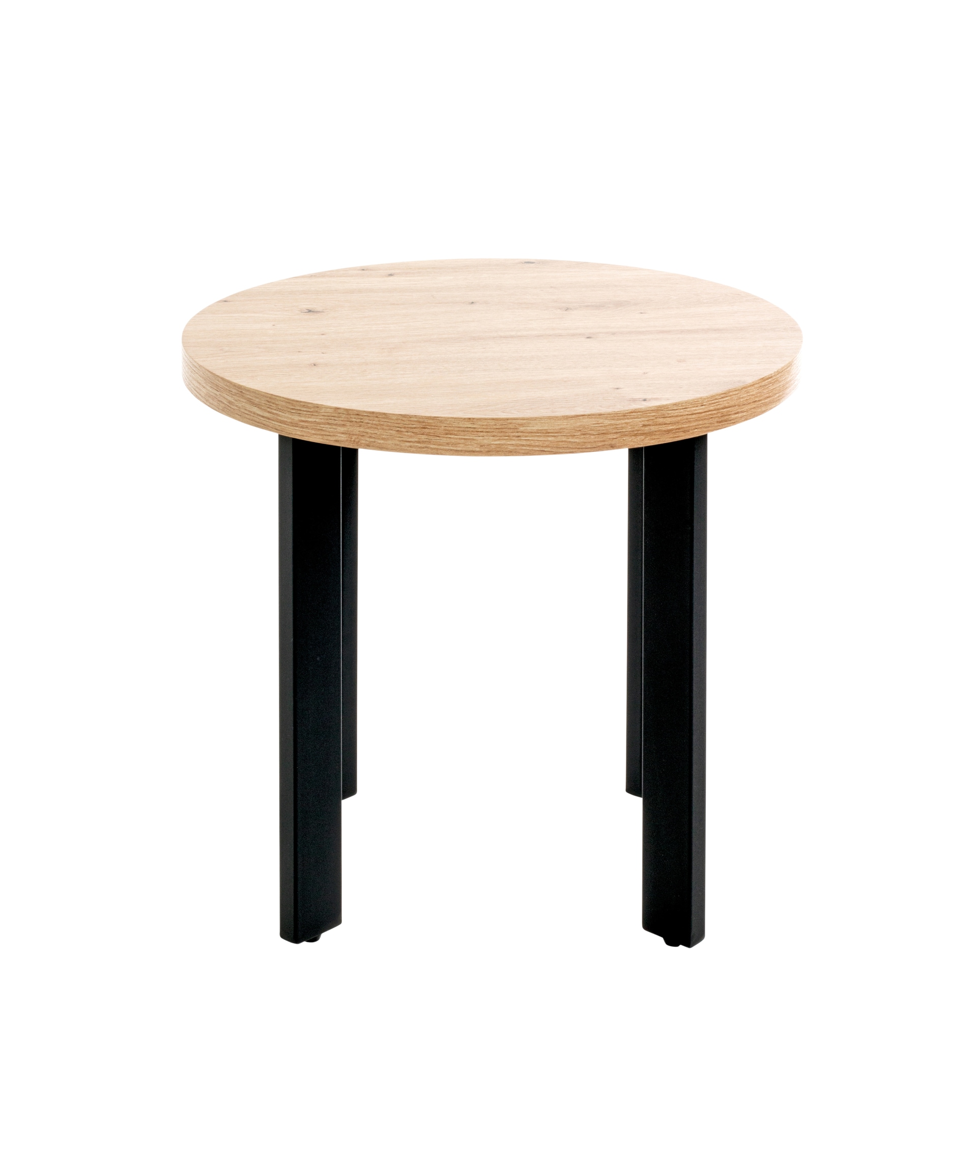Beistelltisch 50 x 46 cm braun/schwarz