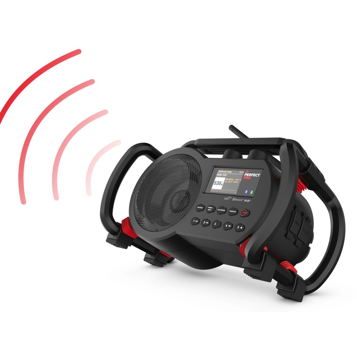 Perfectpro NBX2 NETBOX Bluetooth / DAB  / FM / AUX / WIFI / USB-speler