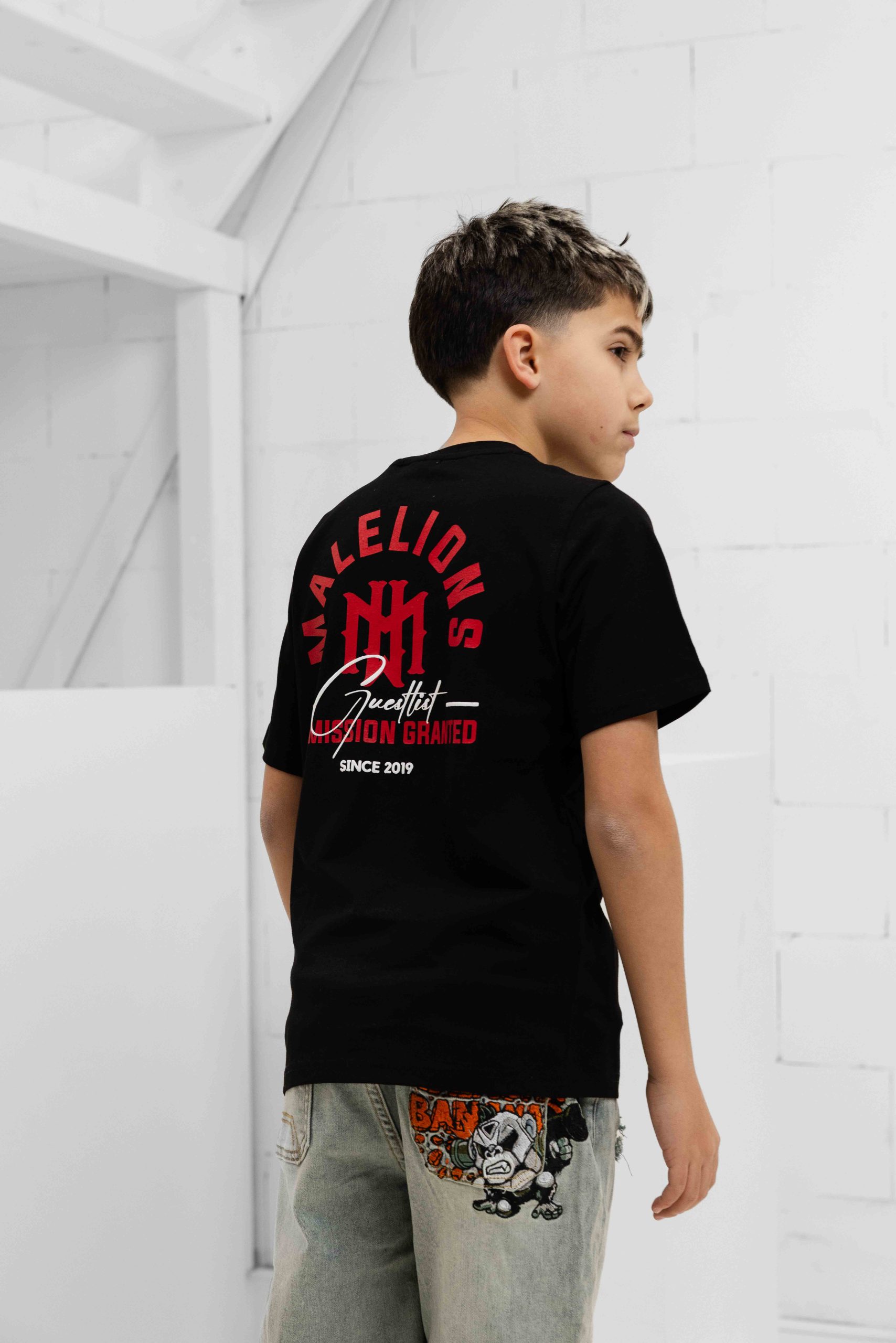 Malelions Icon T-Shirt Kids Zwart