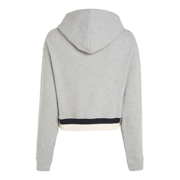 Tommy Hilfiger Sport Relaxed Rib Waffle Hoodie Dames