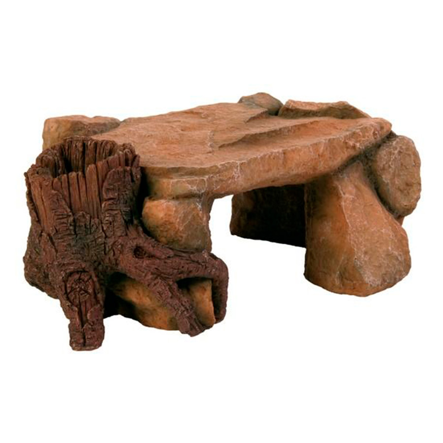 Trixie Altiplano Rock com Base de Tronco para Terrários