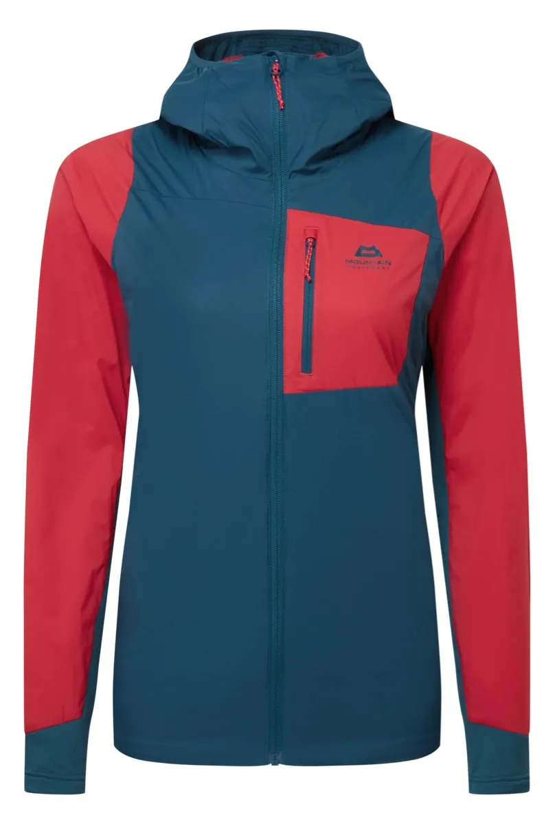 Mountain Equipment Switch Pro Hooded Wmns Jacket Majolica/Capsicum