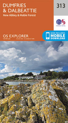 Dumfries and Dalbeattie - OS Explorer Map 313 (Sheet map, folded)