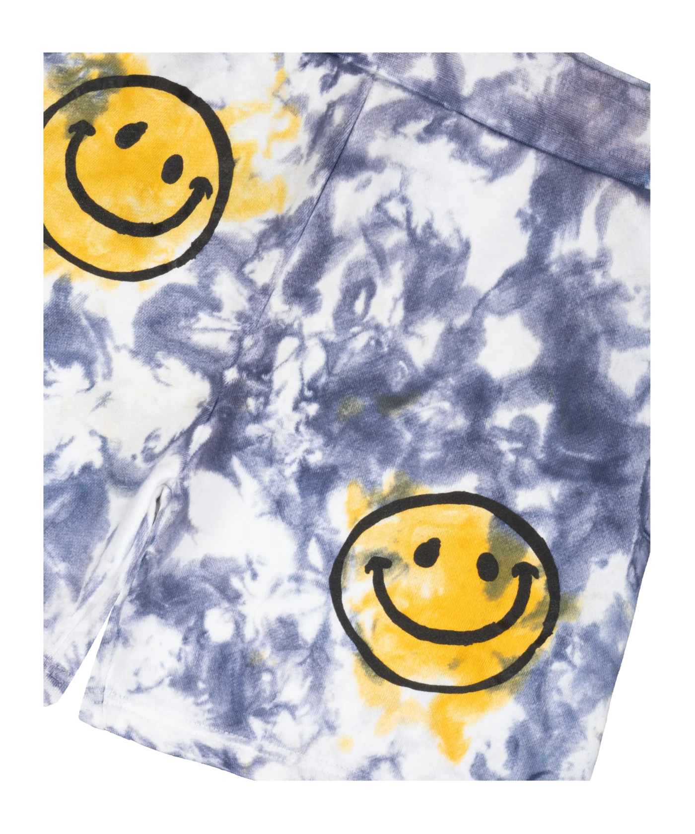 Market Smiley Sun Dye Sweatshort Gelb Blau