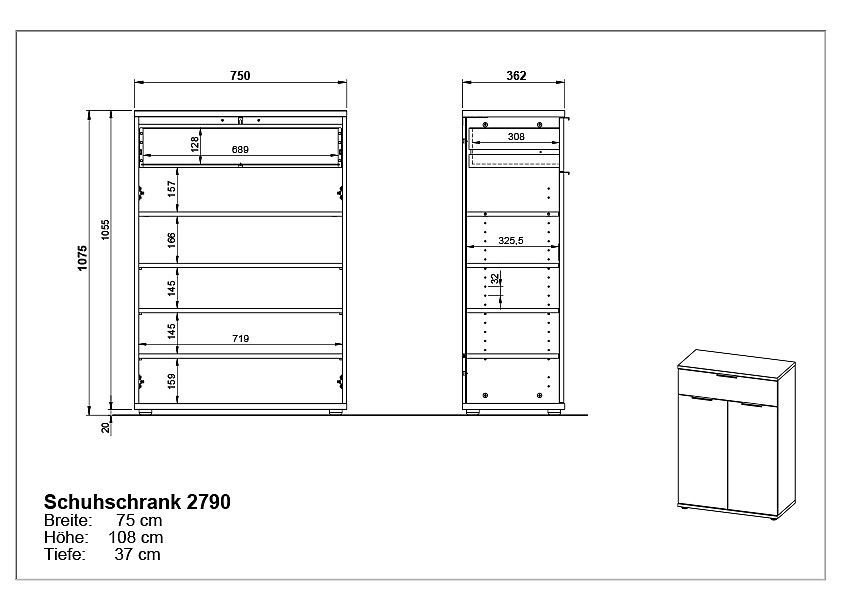 Schuhschrank FREMONT