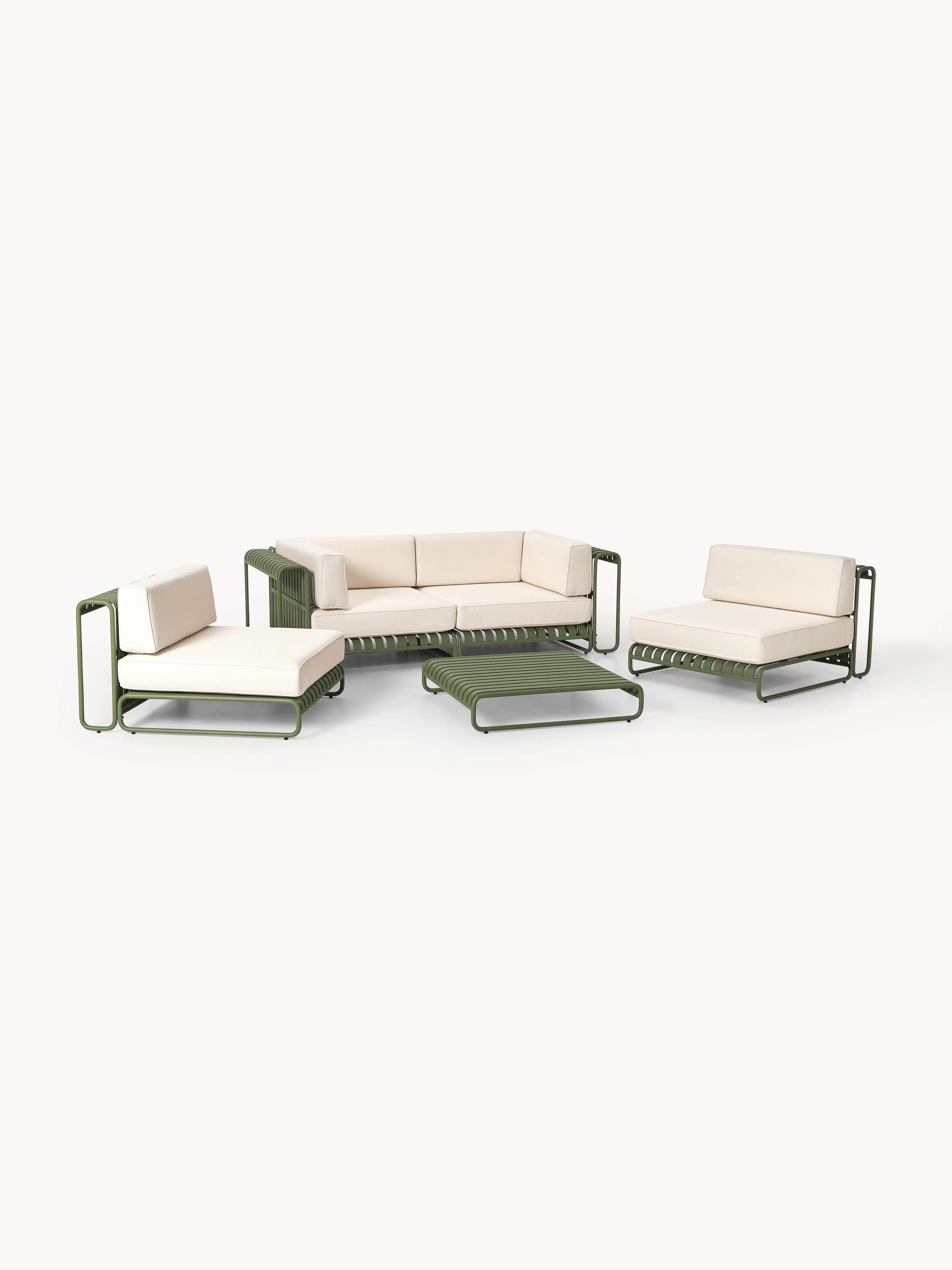 Tuin loungeset Caio, 4-delig