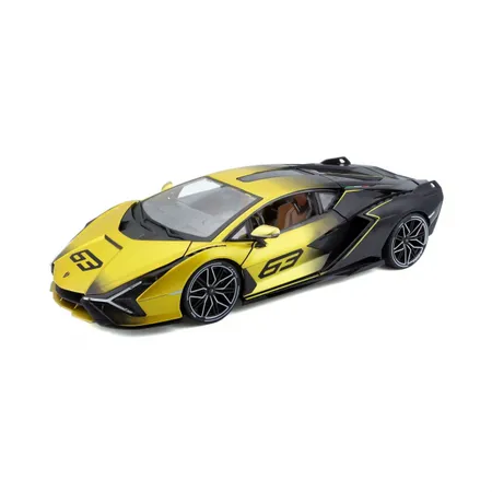 BBURAGO Lamborghini Sian FKP 37 gelb/schwarz, 1:18