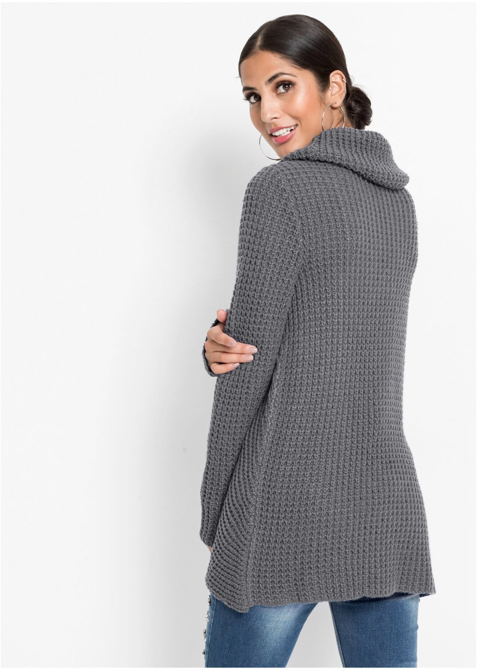 Pull en maille avec boutons