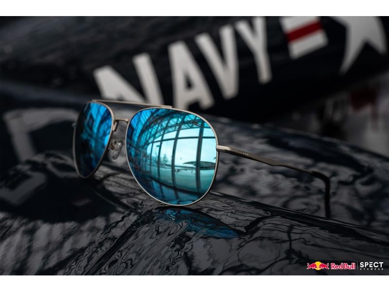 RedBull SPECT Sonnenbrille CORSAIR Leichte, flexible und langlebige Pilotenbrille mit Edelstahlrahmen