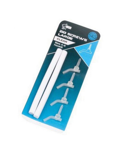 Kevin Nash Zig Screw Kit Large Clear - Aas -