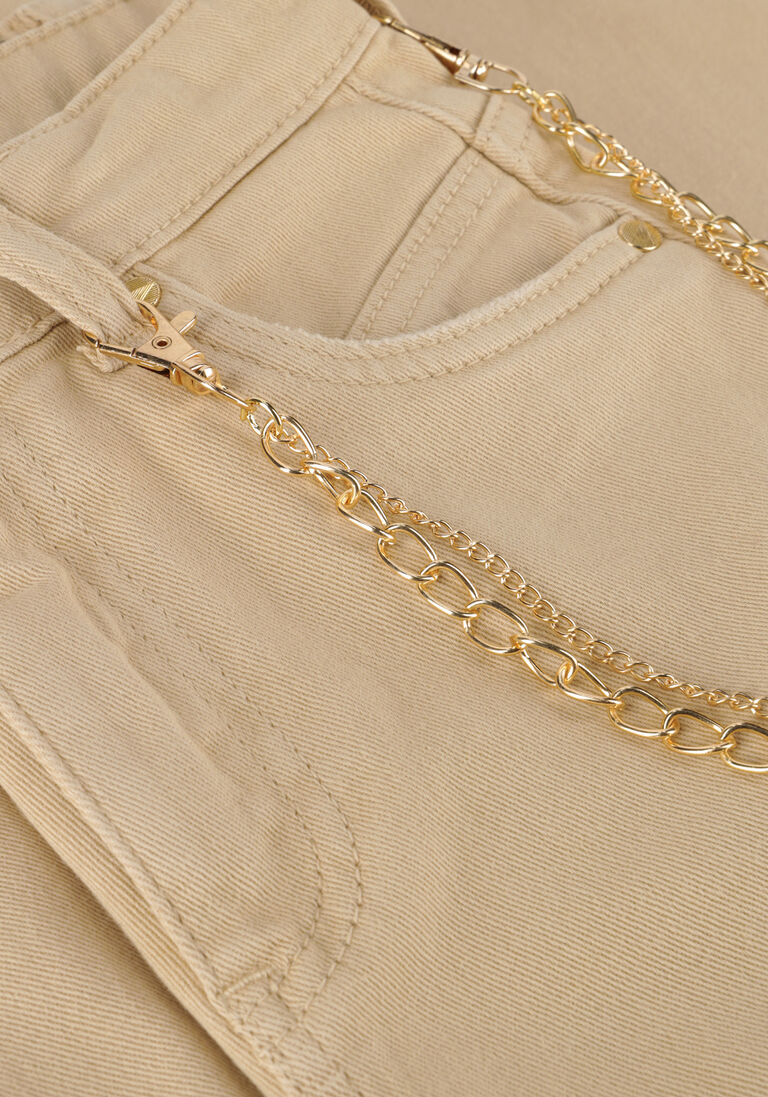 FRANKIE & LIBERTY zand frankie & liberty wide jeans attitude wide leg
