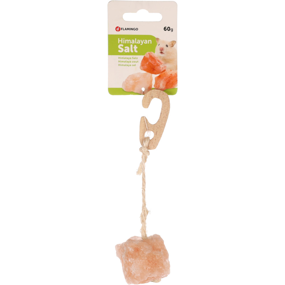 Pierre de sel himalaya 60 g environ 4 x 6 cm pour rongeur
