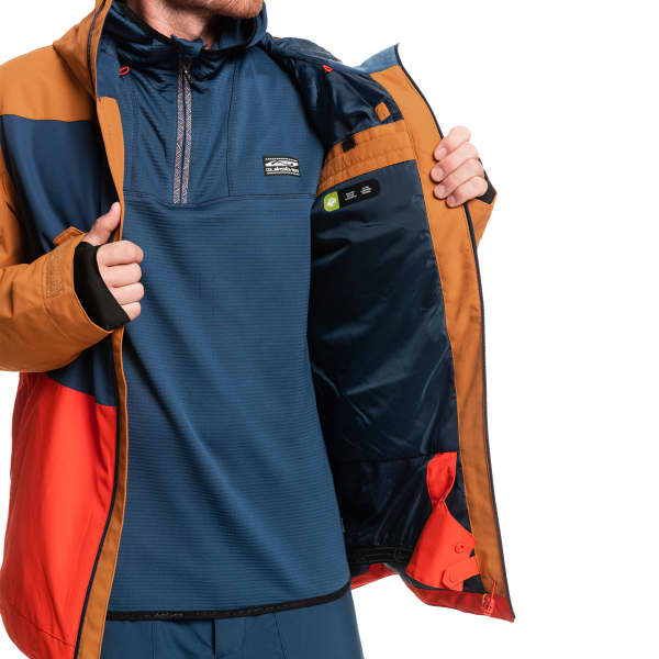 Veste de ski QUIKSILVER SYCAMORE JK M SNJT BUCKTHORN BROWN