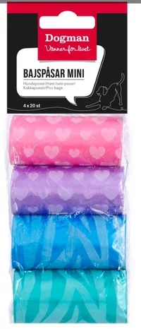 Dogman Hundeposer mini 4x20p 20 pk