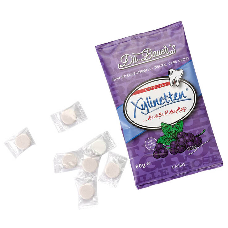 Xylinetten Cassis Bonbons, 60 g