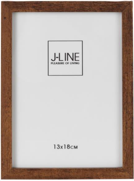 J-Line fotolijst Basic bruin 13 x 18 cm