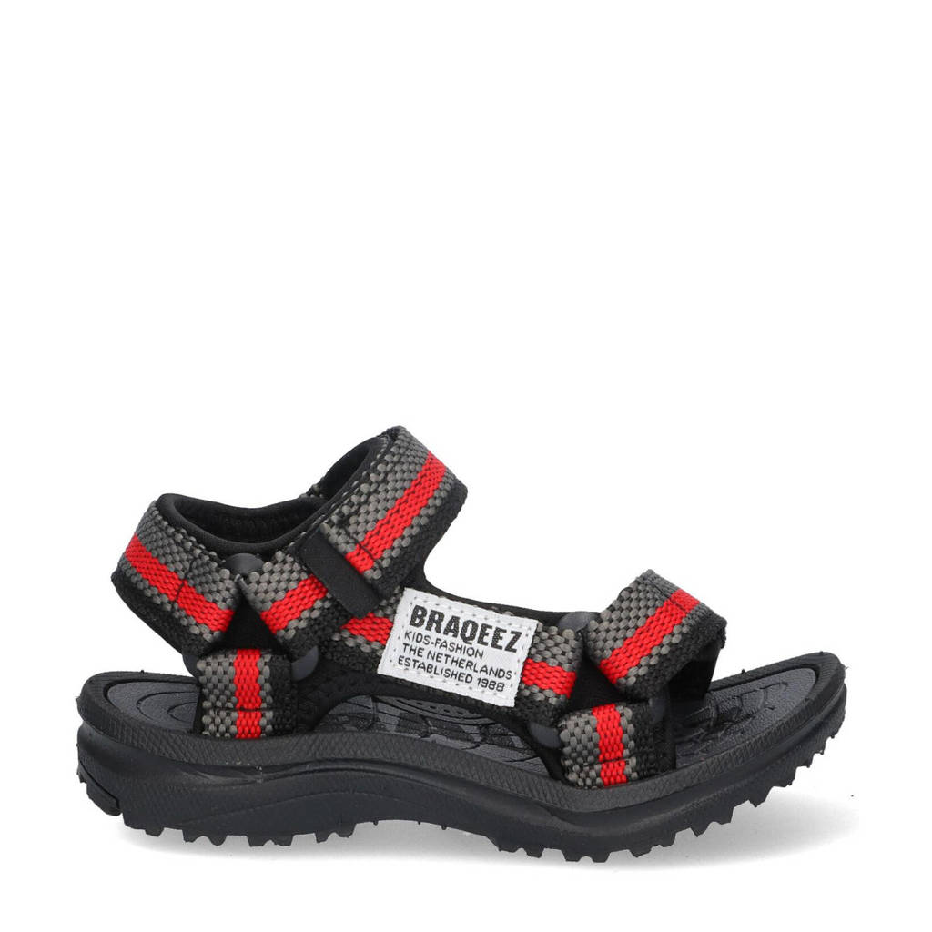 Braqeez Sky Sportsandalen grijs