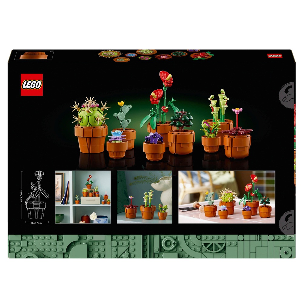 LEGO Icons 10329 Botanische Kollektionen Mini-Pflanzen-Blumen-Set