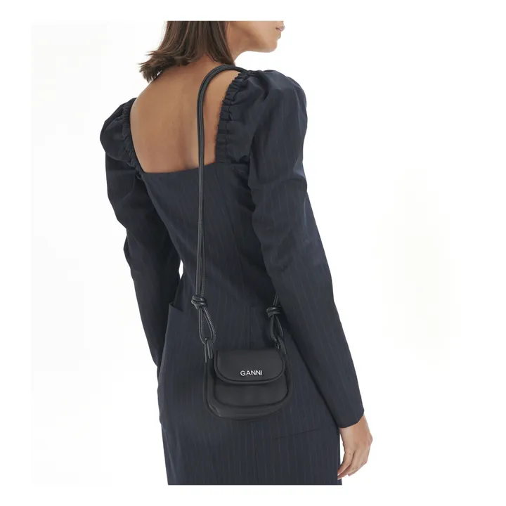 Ganni Sac Mini Knot Flap Matières Recyclées | Noir