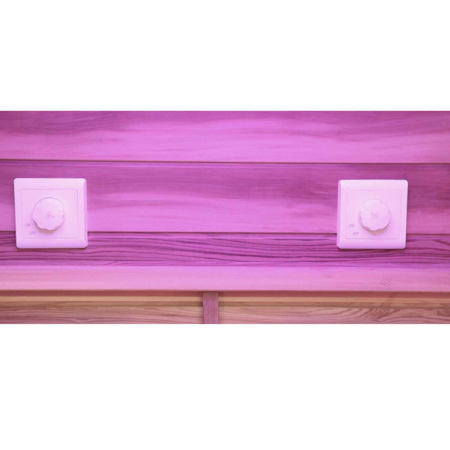 Dewello® Infrarotkabine Infrarotsauna TORONTO 127cm x 106cm inkl. 4 Vollspektrumstrahler, 4 Karbonstrahler, 4 Personen