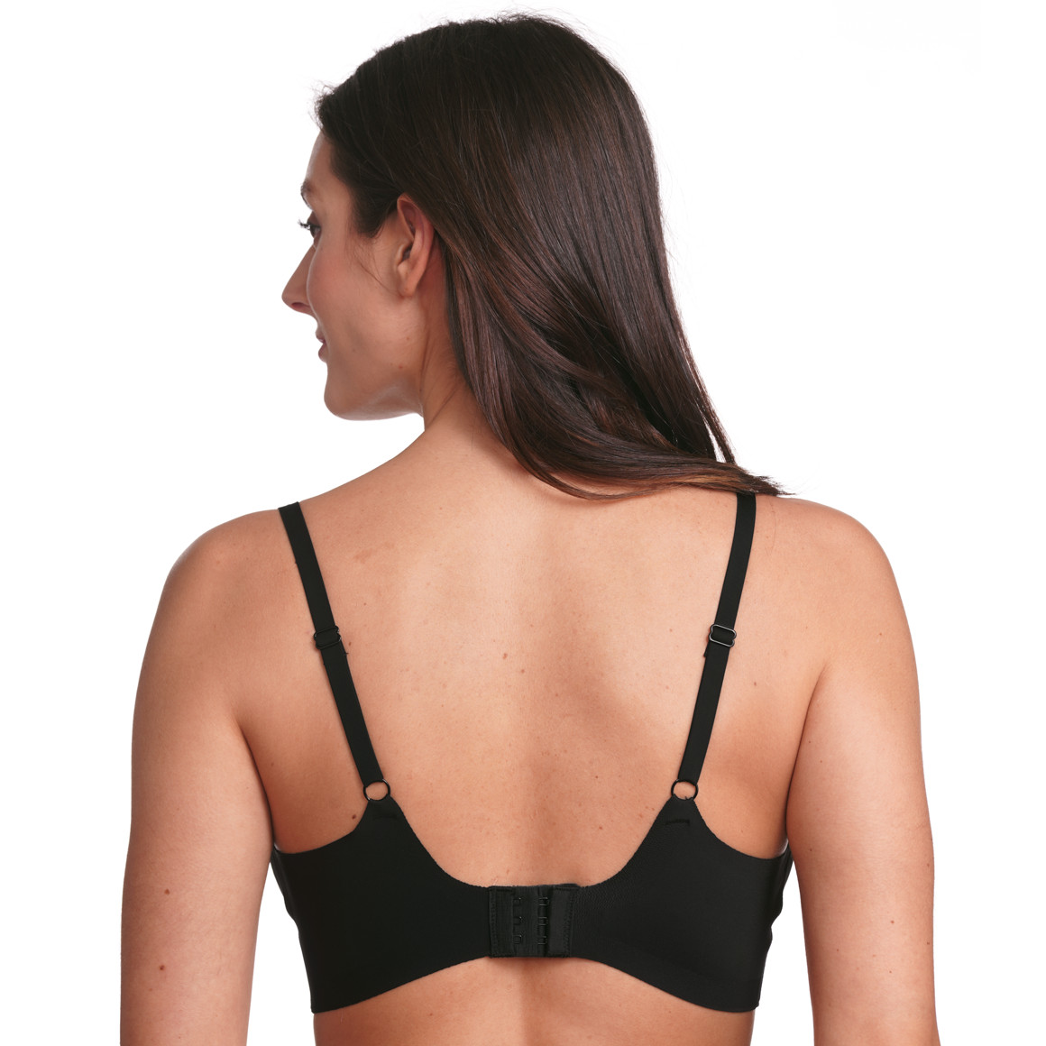Gina Benotti Damen Seamless-Bustier aus glatter Mikrofaser schwarz