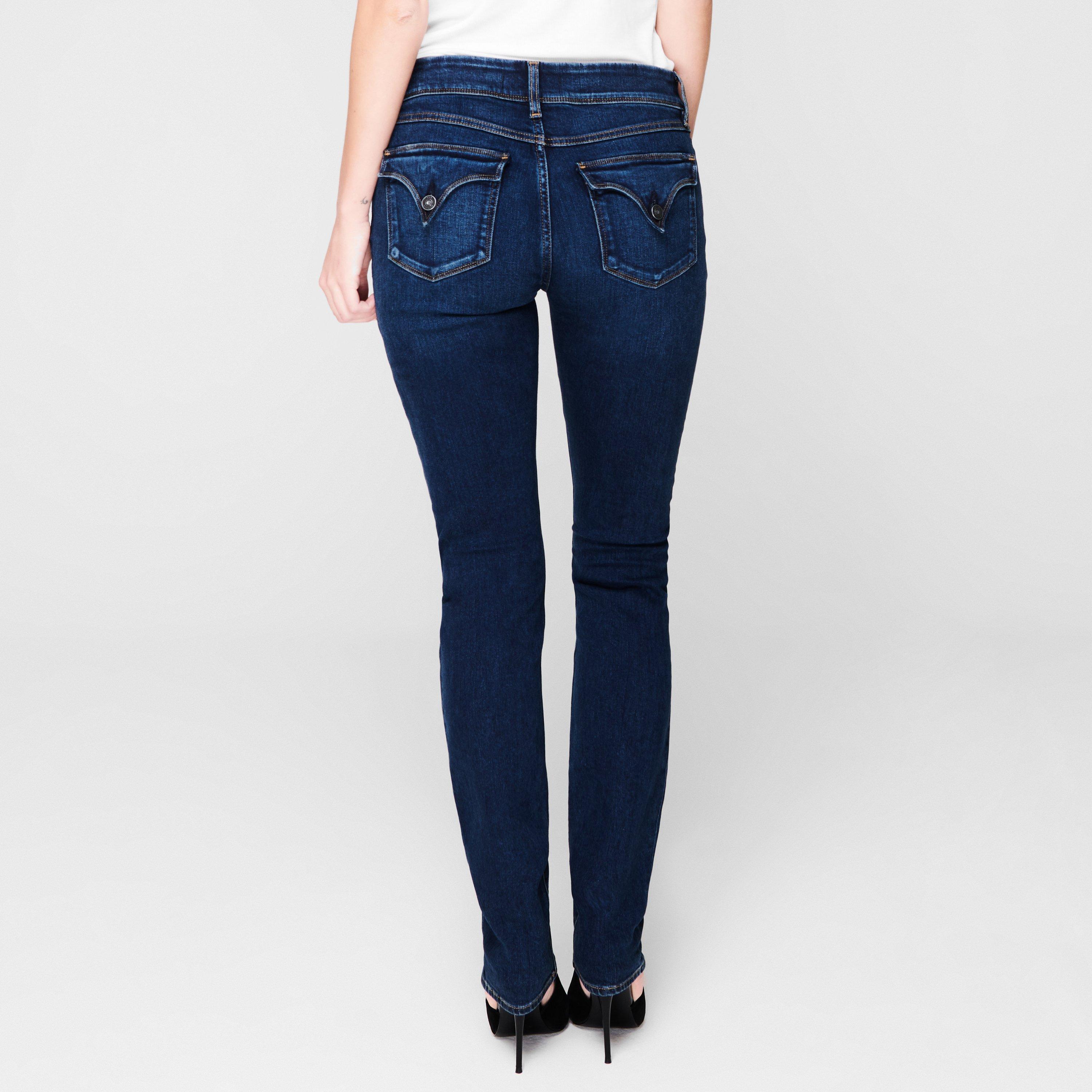 Hudson Collin Mid Rise Skinny Jeans
