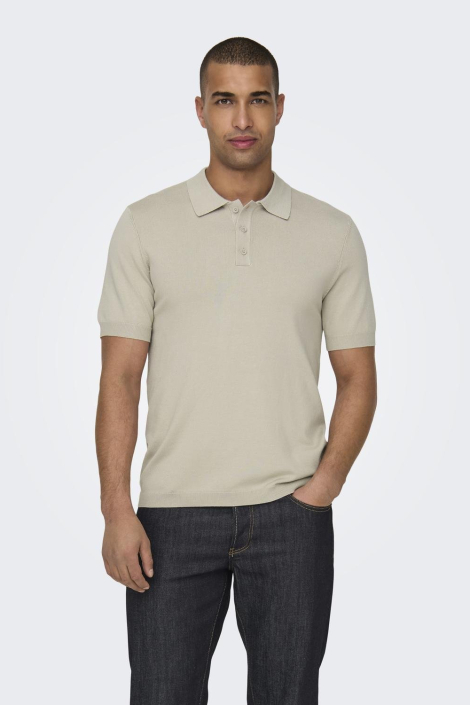 Only & Sons beige heren polo