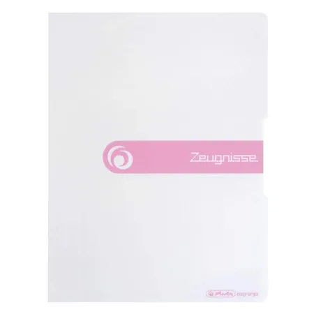 Herlitz Sichtbuch PP A4 Zeugnisse weiß 20 Hüllen