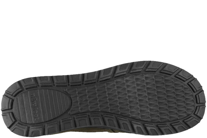 NEW FEET SKO I OLIVENGRØNT SKIND