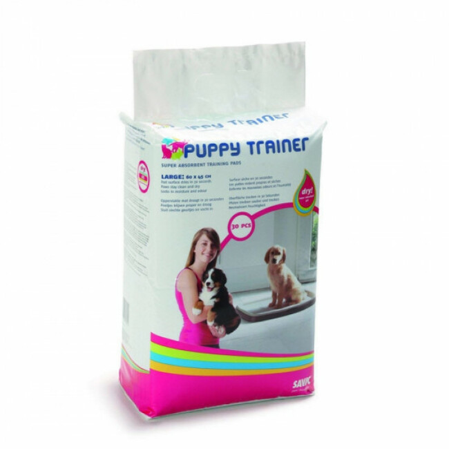 Tapis éducateur absorbeur d'urine pour chiots 60 x 45 cm Puppy Trainer Savic