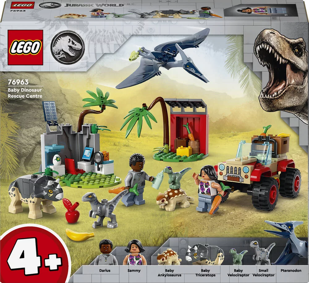 LEGO®JURASSIC WORLD™ 76963 - LE CENTRE DE SAUVETAGE DES BEBES DINOSAURES
