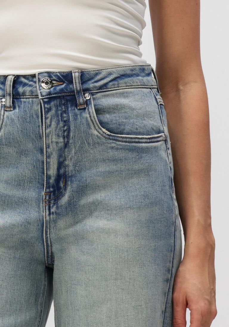 lichtblauwe gestuz wide jeans gzsara hw wide jeans