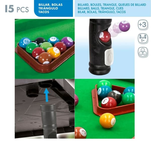 Biljardbord CB Games 44,5 x 13 x 24,5 cm (12 enheter)