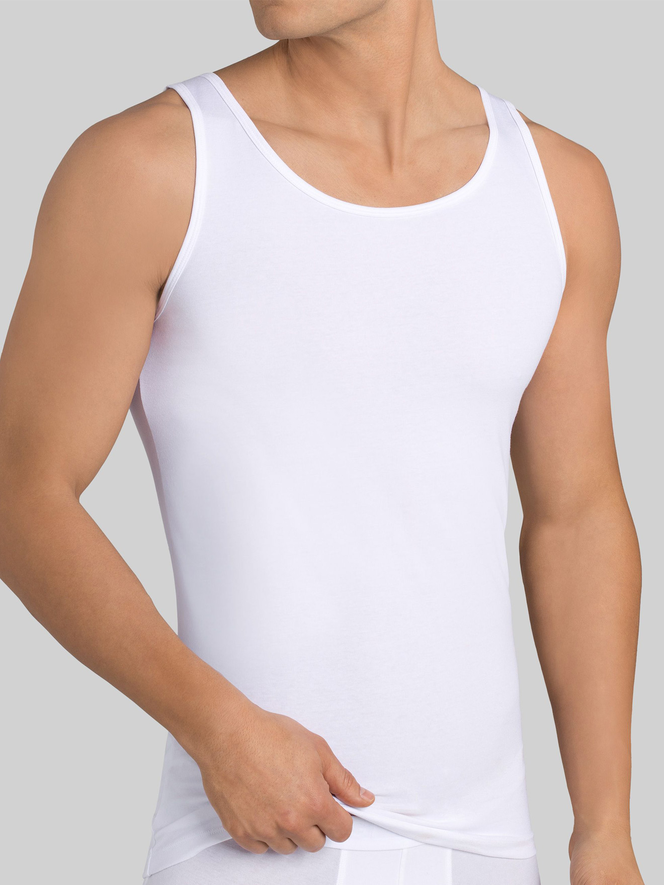 Lot de 2 t-shirts sans manches col rond