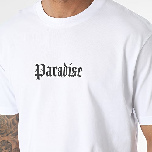 Tee Shirt Oversize Large Paradise III Blanc
