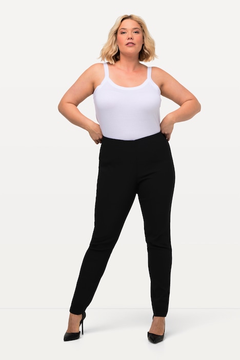 Bengalinhose Sienna, schmales Bein, Gummibund, Stretch