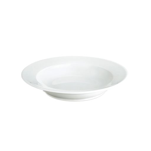 Pillivuyt Sancerre Dyb Tallerken, Hvid, Ø22 cm