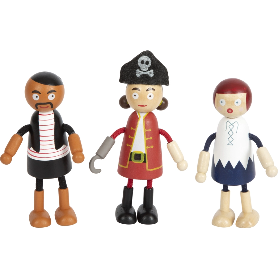 small foot® Biegepuppen Piraten Figuren