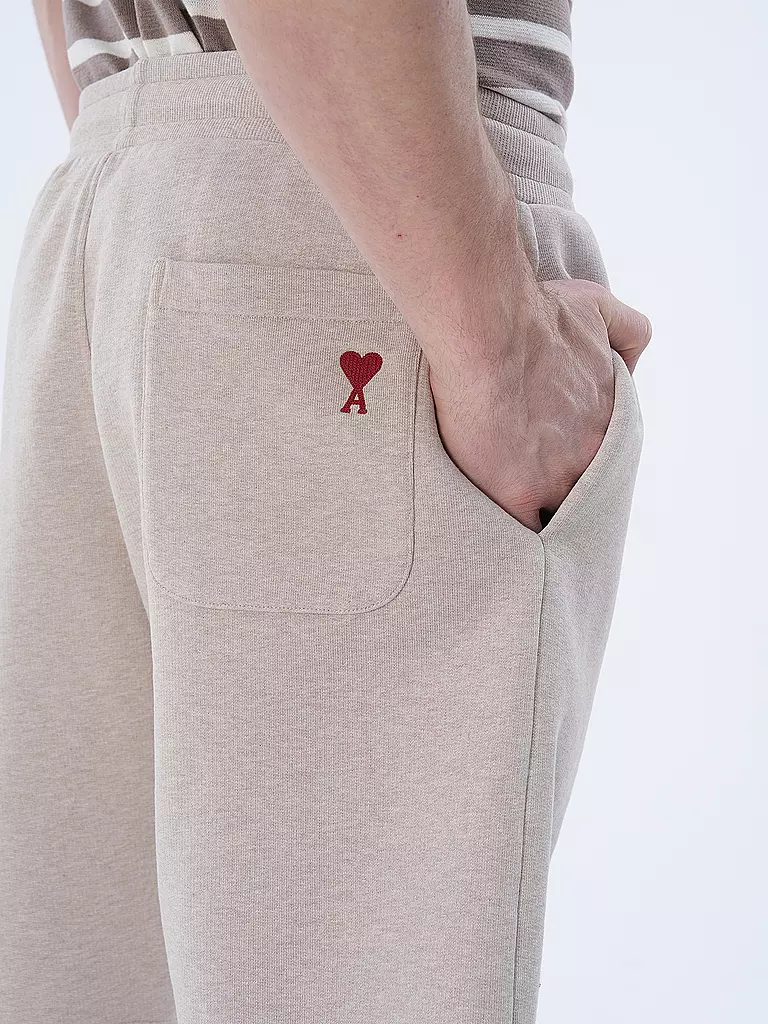 AMI PARIS Sweatshorts beige