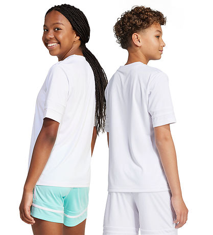 adidas Performance T-Shirt - SQUA25 JSY Y - Weiß/Schwarz