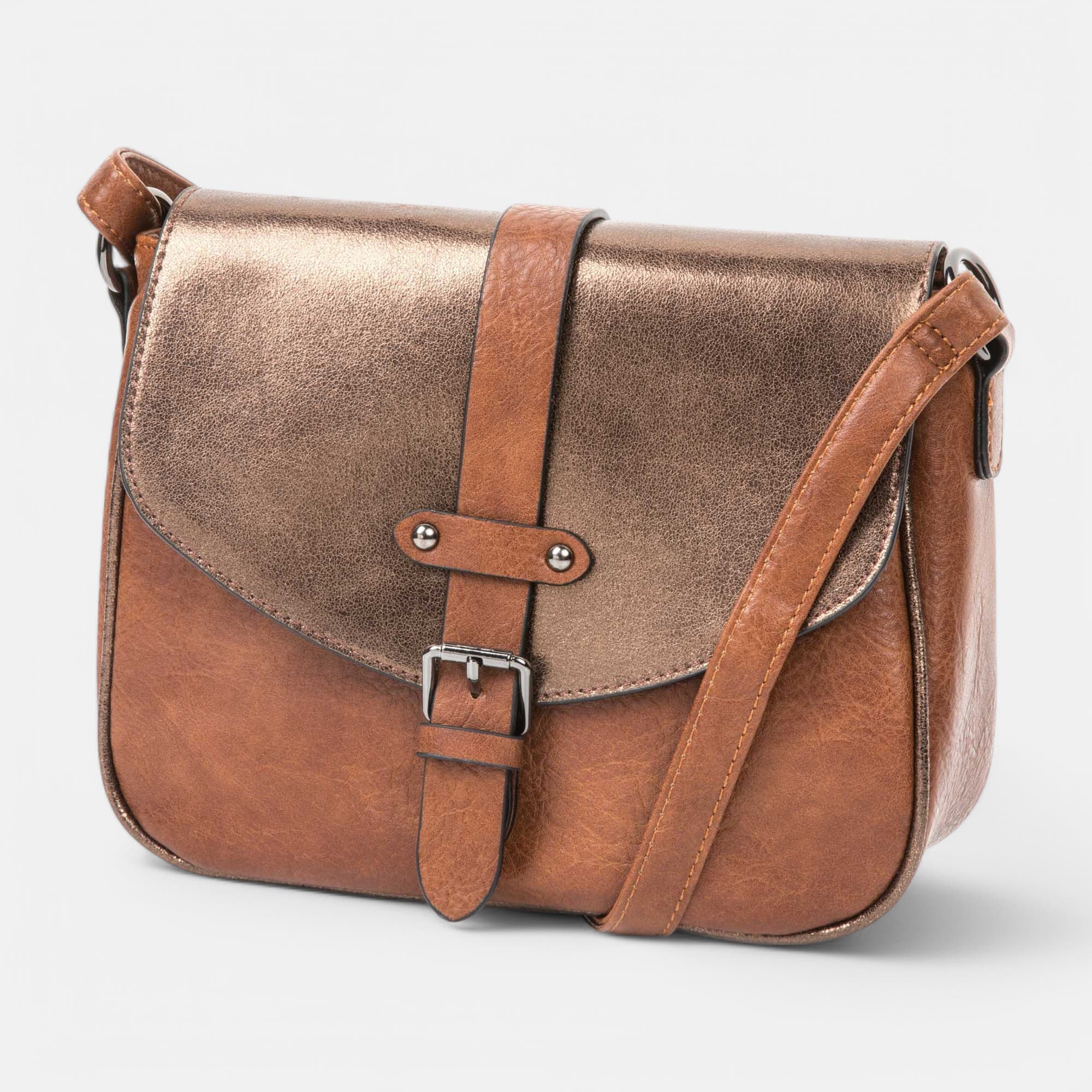 Sac bandoulière cognac