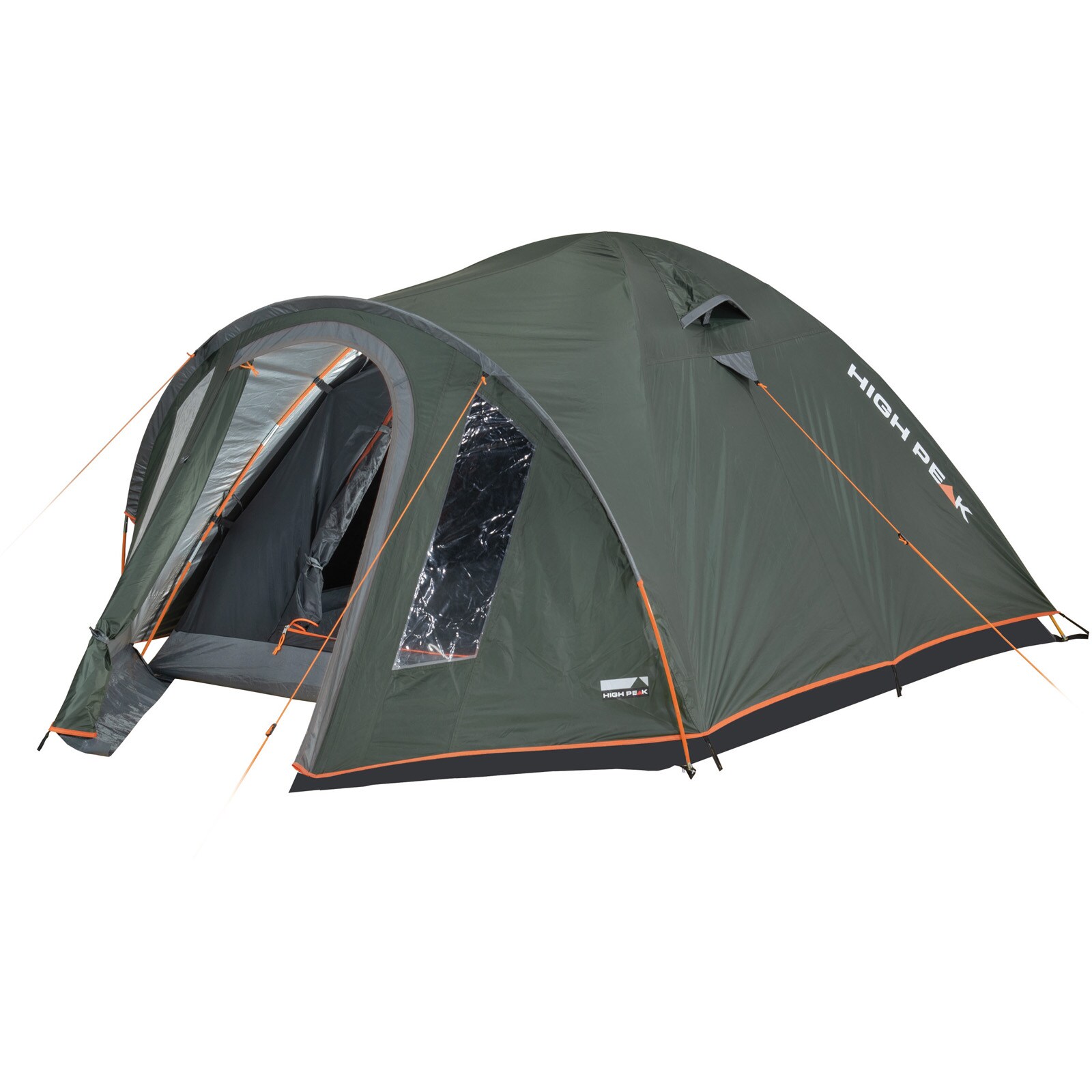 HIGH PEAK Kuppelzelt Nevada 2 3 4 Personen Camping Trekking Iglu Zelt Vorraum Größe: Nevada 2.1
